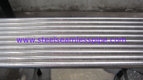 Jasny Annealed Stainless Steel Tube: TP304, TP304L, TP316, TP316L, TP316Ti Cold Press.  Zwykły Koniec z plastikową osłonką