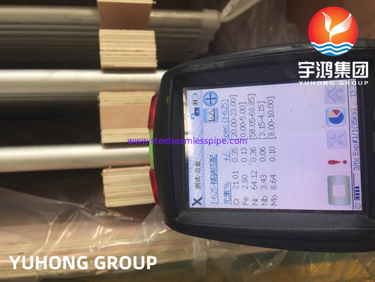 ASME SB444 Inconel 625 / UNS N06625 Niklowa Stopnia Stalowa U Bend Seamless Tube