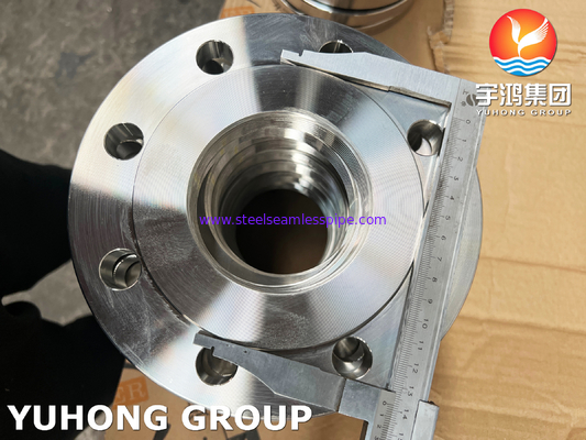 BS4504 (EN 1092-1) F316L Flanca skręcona ze stali nierdzewnej, pręty BSPP PN16 Forged Type