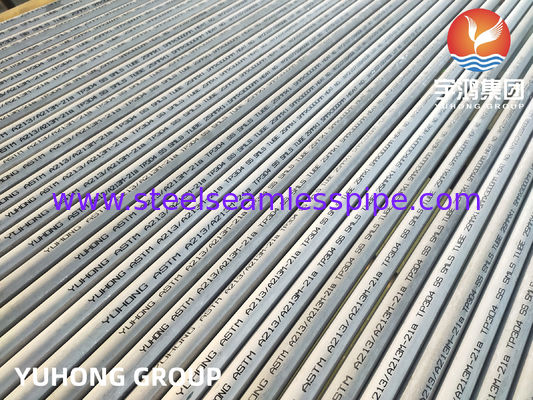 Bezszwowa rura ze stali nierdzewnej ASTM A213 TP304, trawiona i wyżarzana do wymienników ciepła i kotłów