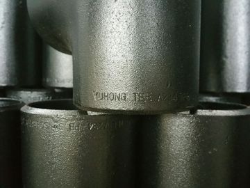 Butt Weld zabudowy, ASTM A234 WPB, 90deg.  Łokieć LR, 1 &quot;SCH40 BW B16.9, czarny obraz