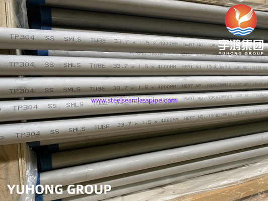 ASTM A213 TP304 1.4301 Bezszwowa rura austenitowa do wysokiej temperatury