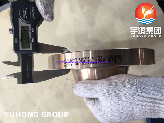 ASTM B151 C70600 2.0872 Stop Cu-Ni Forged Weldneck Flange RF B16.5