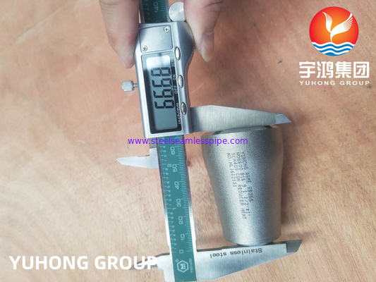 Buttweld ASME SB366 N06600 2.4816 Reduktor koncentryczny Inconel 600