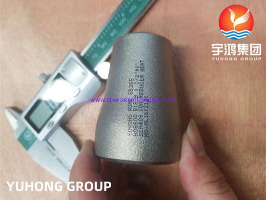 Buttweld ASME SB366 N06600 2.4816 Reduktor koncentryczny Inconel 600