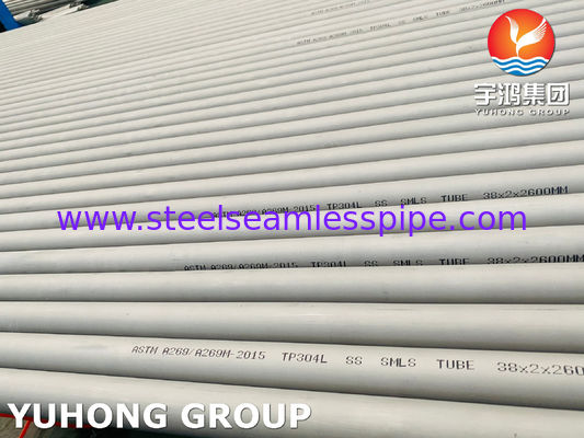 Rury ze stali nierdzewnej austenitycznej ASTM A269 TP304L, do ogólnych zastosowań odpornych na korozję