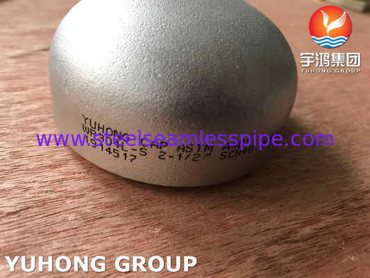 A403 WP304L-S Cap, B16.9 Wyposażenie do spawania tylnego ze stali nierdzewnej o niskiej zawartości węgla do inżynierii hydraulicznej