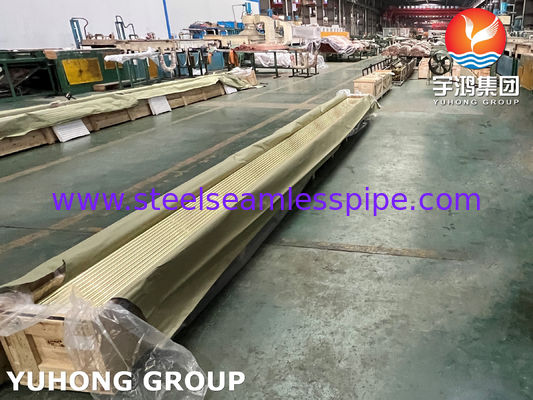 ASME B111 C11200 C70600 C44300 C12200 RURY Z ALUGIĄ MIEDZĄ DO SYSTEMU OGROWANIA OCHLODNIKOW