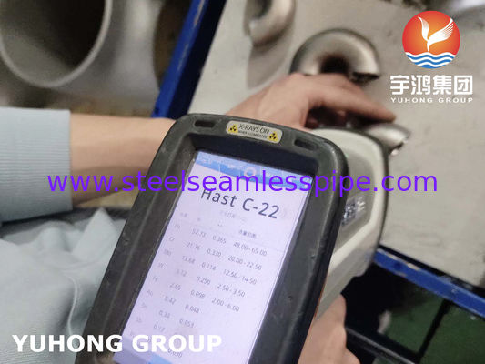 Kolano 180° LR Hastelloy C22 / N06022 | Złączka spawana doczołowo ze stopu niklu ASTM B366 do pracy w warunkach korozyjnych