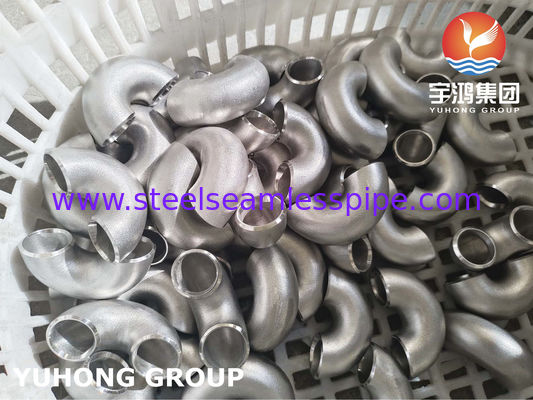 Kolano 180° LR Hastelloy C22 / N06022 | Złączka spawana doczołowo ze stopu niklu ASTM B366 do pracy w warunkach korozyjnych