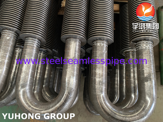 U Bend Fin Tube, ASTM A106 Gr. B High Frequency Welded Fin Tube dla wymienników ciepła