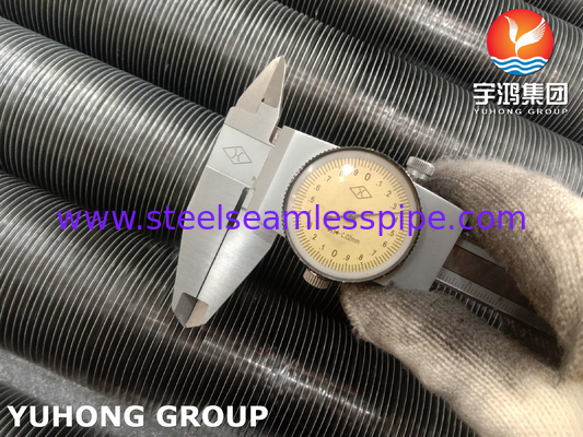 ASME SB163 UNS N04400 Rurka z płetwami typu G z wbudowaną stopą niklu z płetwami z aluminium