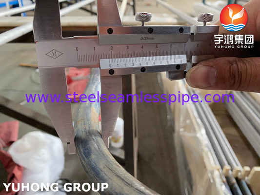 Wyroby z dupleksu stalowego SMLS U Bend Tube ASME SA789 UNS S32205 dla wymiennika ciepła