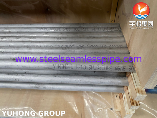 Wyroby z dupleksu stalowego SMLS U Bend Tube ASME SA789 UNS S32205 dla wymiennika ciepła
