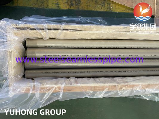 ASME SA213 Materiał TP304 / 304L/316/347H Rurka wymiennika ciepła Rurka chłodnicza powietrza