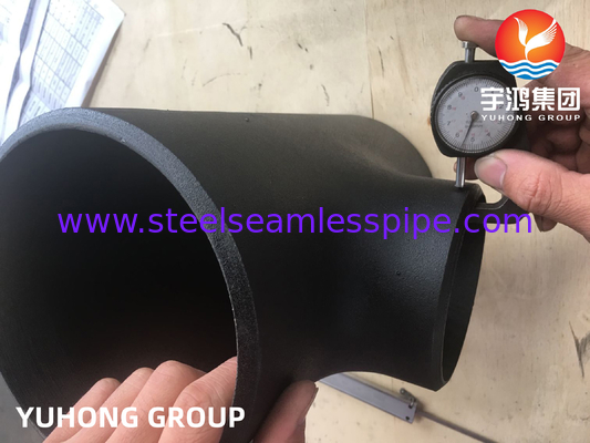 ASTM A234 WPB Wyposażenie ze stali węglowej Reducing Tee Buttwelded B16.9