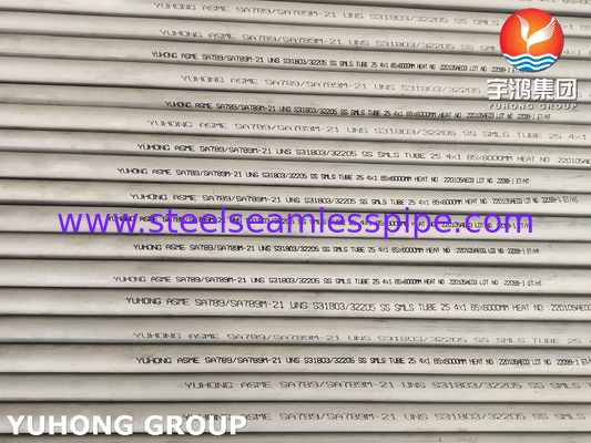 ASME SA789 / ASTM A789 S32205 Rury z stali nierdzewnej