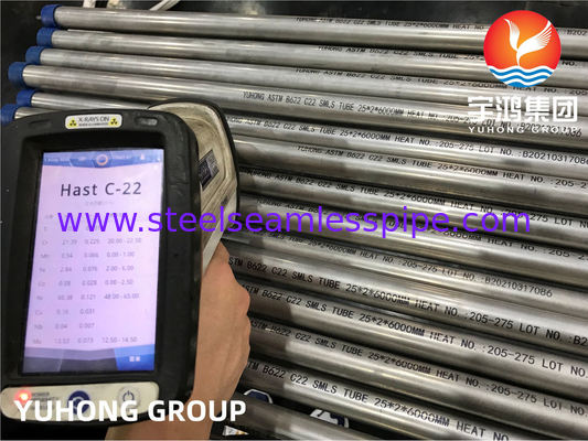 ASME SB622 N06022 Rurka bezszwowa ze stali stopowej niklu C22 Hastelloy