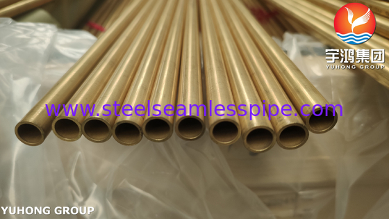 ASME SB111 CuZn20Al2 / CZ110 / UNS C68700 Aluminiowe miedziane rury bezszwodowe