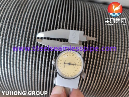 HFW Serrated Fin Tube ASTM A312 TP347 Economizer Wysoka wydajność transferu ciepła