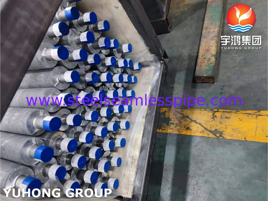 ASTM B163 Incoloy 825 Nickel Alloy Steel Fin Tube Typ G Fin dla supergrzejników