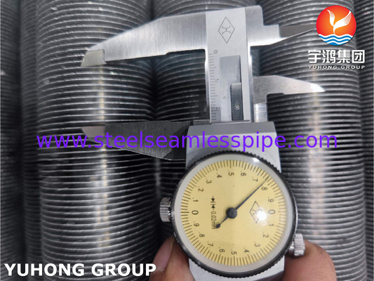 ASTM B163 Incoloy 825 Nickel Alloy Steel Fin Tube Typ G Fin dla supergrzejników