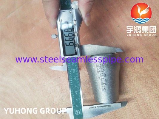 ASTM B366 Inconel 600 / UNS N06600 Koncentryczny reduktor stopniowy niklu