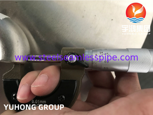 ASTM B366 N06022 Hastelloy C22 2.4602 180 stopniowe łączniki rurowe z stali stopowej o łokciu B16.9