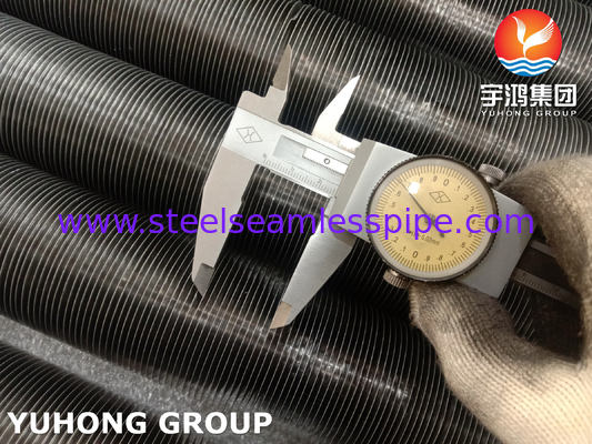 Wbudowany rodzaj G płetwy materiał podstawy rury ASME B163 Materiał NO4400 Aluminium For Heat Exchanger Evaporator Radiator