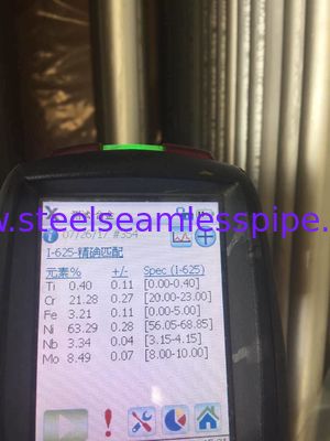 ASTM B444 Gr.2 INCONEL 625 Bezszwowa rura U Bend do wymienników ciepła 100% UT &amp; ET &amp; HT