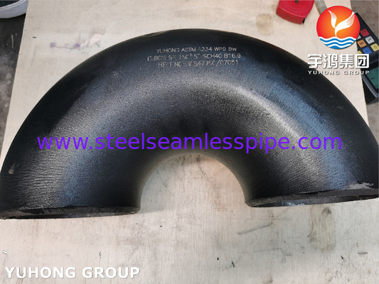 ASTM A234 WP9 CL1 90° ELBOW BW SR 5" SCH40 Bezszwowe łączniki rurowe