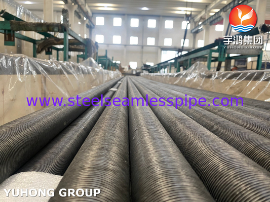 Asme Sa210 Rury z płetwami ze stali węglowej klasy A1 z wbudowanymi płetwami z aluminium typu G