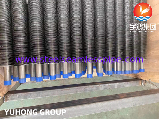 Asme Sb163 Monel 400 Stopy niklu Ss Rura z płetwami aluminiowymi typu G