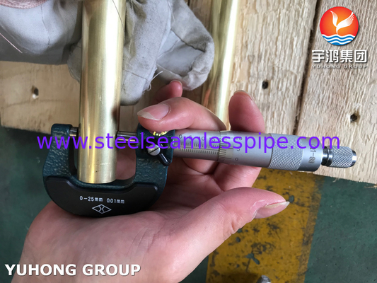 ASME SB111 C44300 Admirality Brass Tube O61 Cold Finished dla wymiennika ciepła