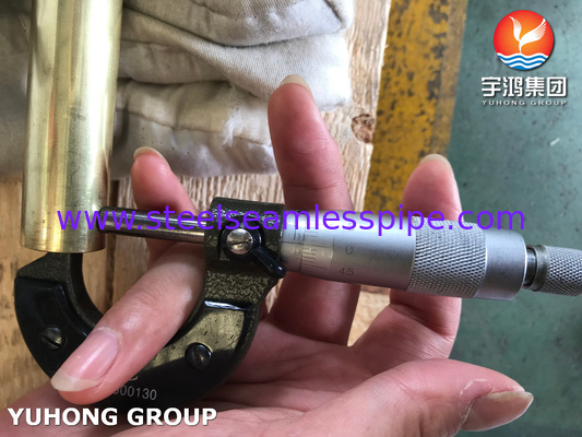 ASME SB111 C44300 Admirality Brass Tube O61 Cold Finished dla wymiennika ciepła