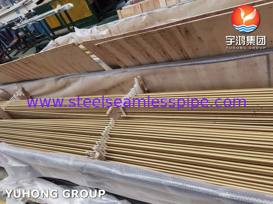 ASTM B111 UNS C68700 Aluminiowe rury miedziane Bezszwedzone rury wymiennika ciepła U Bend