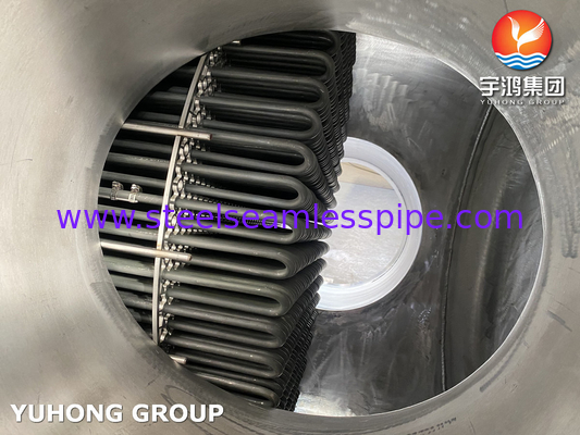 U Bend Tube Bundle, ze stali nierdzewnej U Tube Type Fuel Oil Heater