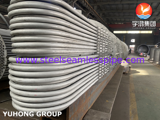 U Bend Tube Bundle, ze stali nierdzewnej U Tube Type Fuel Oil Heater