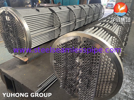 U Bend Tube Bundle, ze stali nierdzewnej U Tube Type Fuel Oil Heater