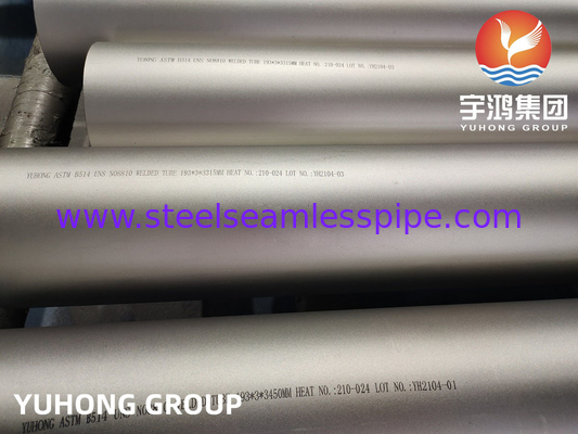 ASME SB514 Incoloy 800H Weld Tube nickel-żelazo-chrom stopów stali do ogólnych usług korozyjnych