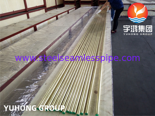 ASTM B111 C44300 Kondensator do wymiennika ciepła do lodówki do lodówki Admirality Brass Seamless Tubes