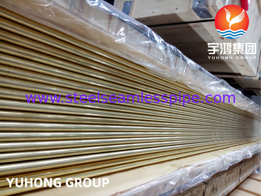 ASTM B111 C44300 Kondensator do wymiennika ciepła do lodówki do lodówki Admirality Brass Seamless Tubes