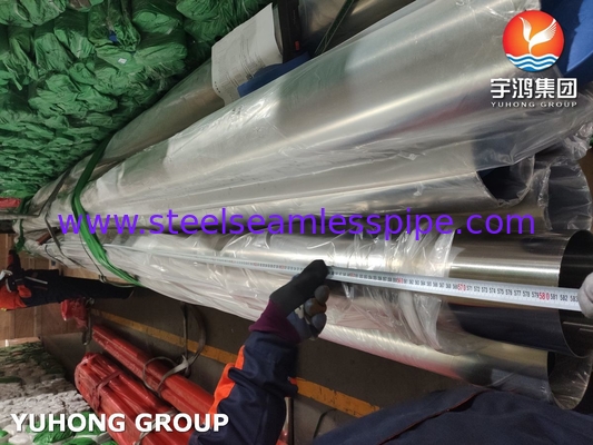 ASME SA270 ASTM A270 Rurka spawana ze stali nierdzewnej wypolerowana 320 240 GRIT TP304