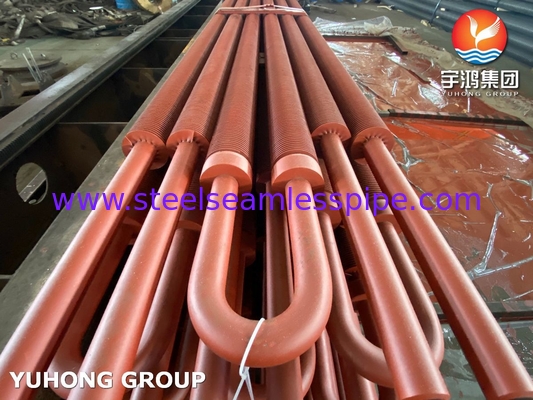 Węglowa stal U Bend Fined Tube A179 A192 Extruded And Studded Fin