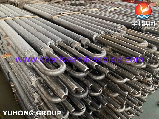 Węglowa stal U Bend Fined Tube A179 A192 Extruded And Studded Fin