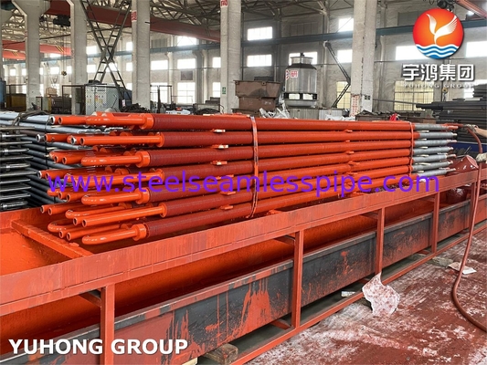 Węglowa stal U Bend Fined Tube A179 A192 Extruded And Studded Fin