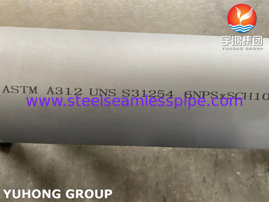 ASTM A312 UNS S31254 254SMO /1.4547 Wysokiej Mo austenitycznej stali nierdzewnej