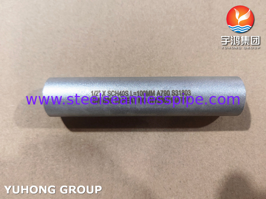 ASME B36.10 Rurkowy sutek ASTM A790 UNS S31803 Bezszwowy Dupleks Stalowy Sutek