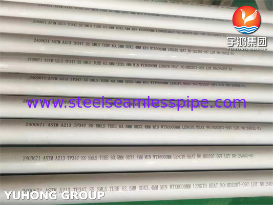 ASTM A213/ASME SA 213 TP347/TP347H Rura bezszwowa ze stali nierdzewnej w kotle wymiennika ciepła