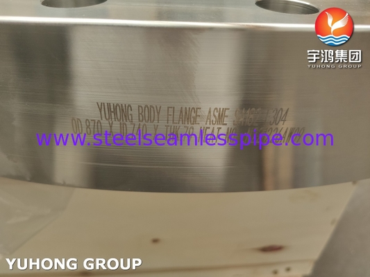 B16.5 ASTM A182 / ASME SA182 F304 Flanca nadwozia ze stali nierdzewnej